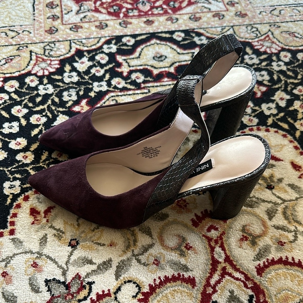 Nine West Sling-backs size 9 brand new.